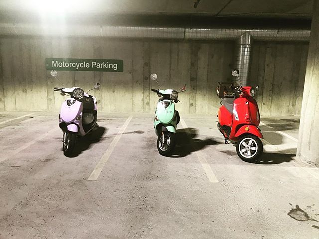 Motorcycle parking