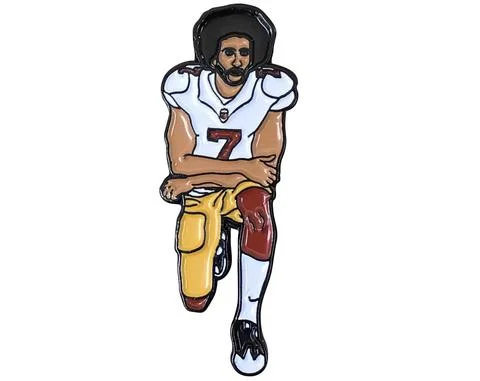 You too can get a Kaepernick pin or patch from the amazing folks at Radical Dreams .