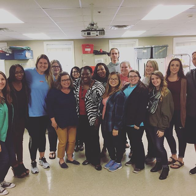 Huge thanks to Dr. Katrina Caldwell, Vice Chancellor of Diversity at Ole 
Miss, for speaking to our 2nd-year teachers about leadership!