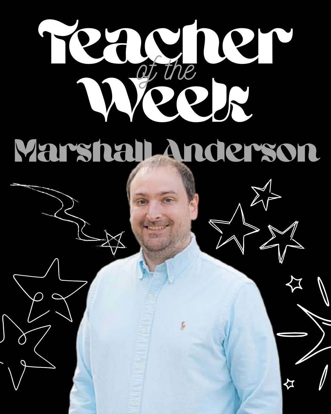 Our Teacher of the Week: Marshall Anderson! #mississippiteachercorps