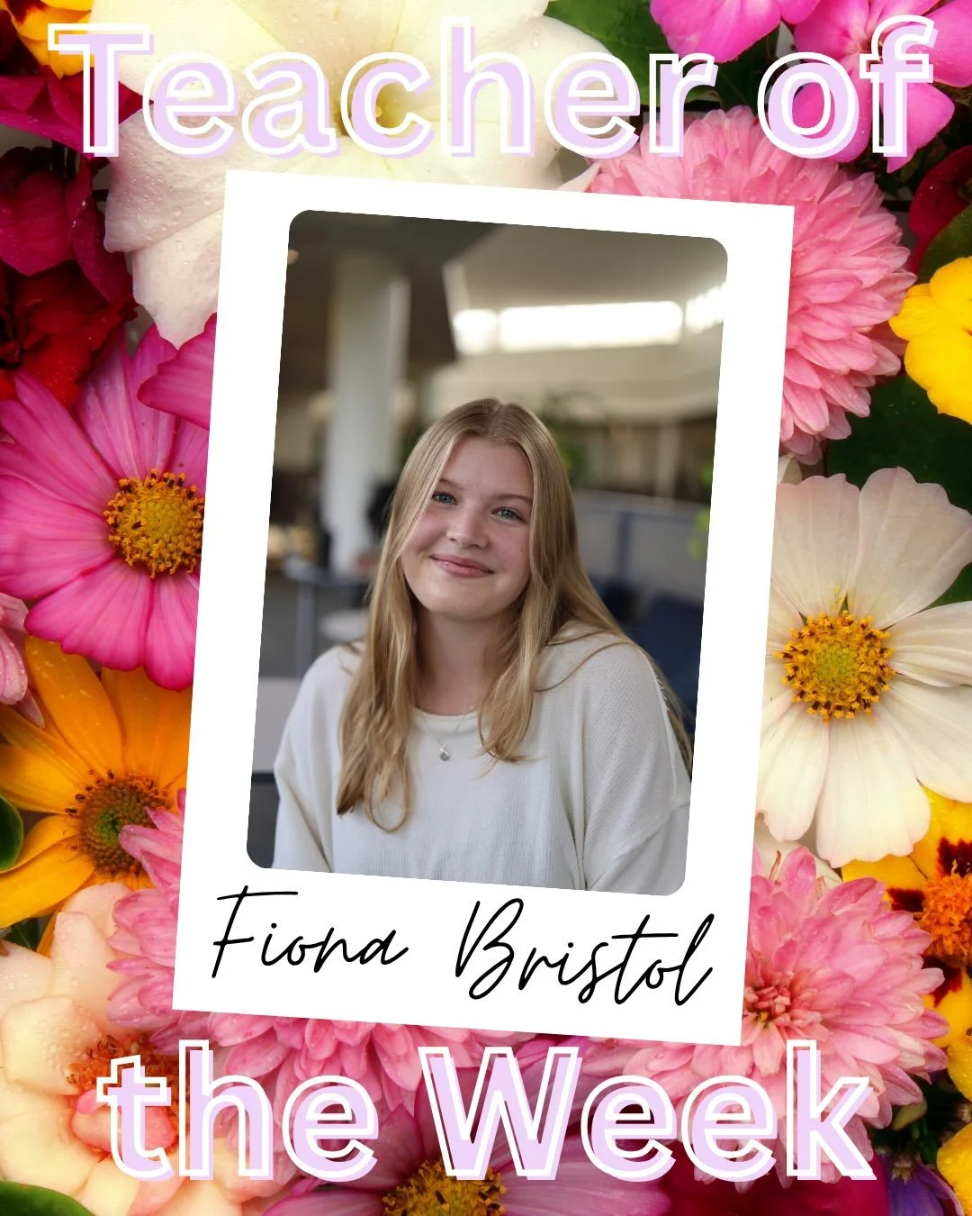 Our Teacher of the Week: Fiona Bristol! #mississippiteachercorps
