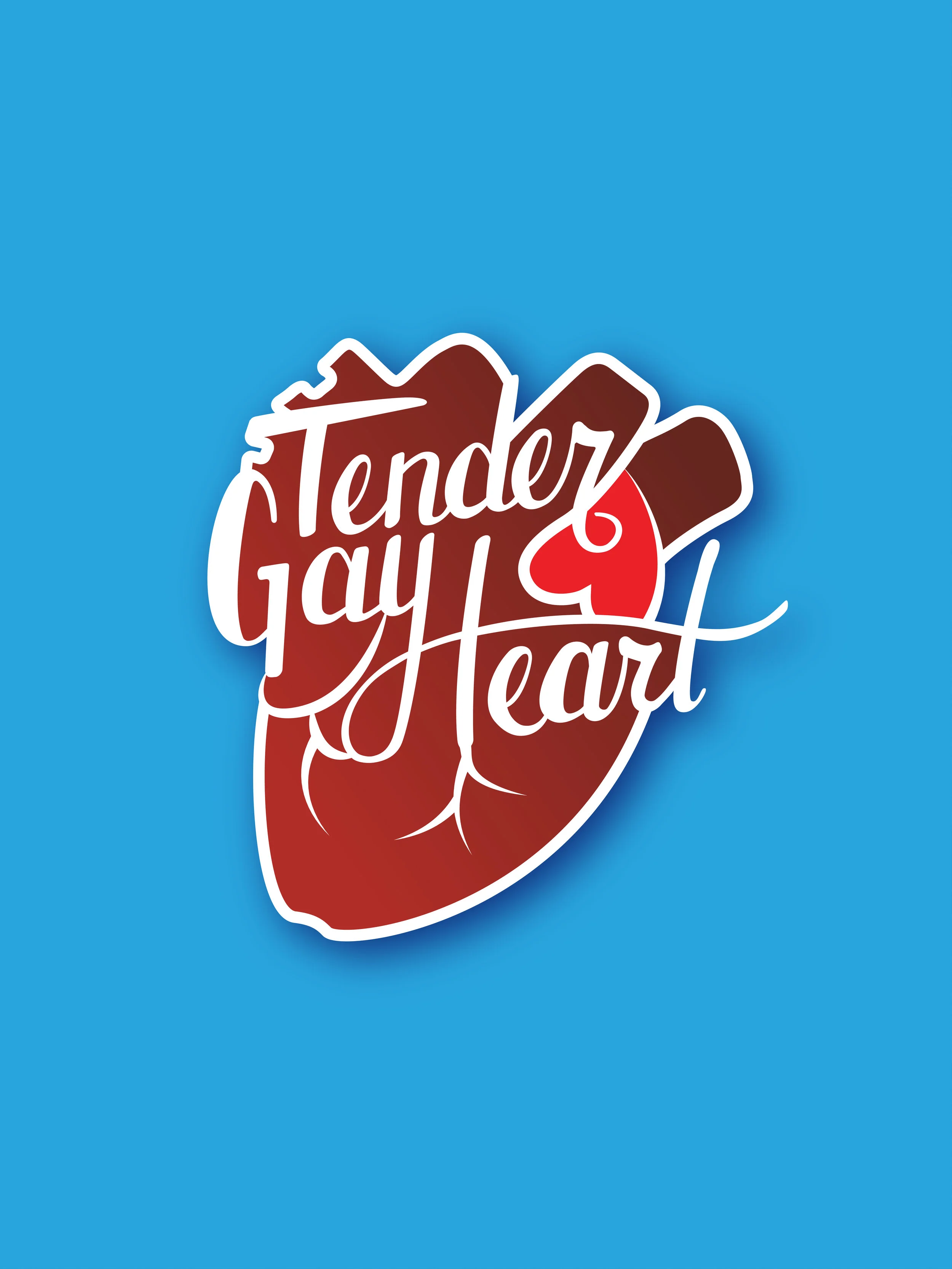 Tender Gay Heart enamel pin