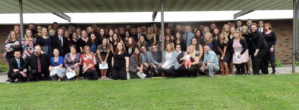 UMD vocal jazz alumni at TTG's memorial service on Sept. 14.