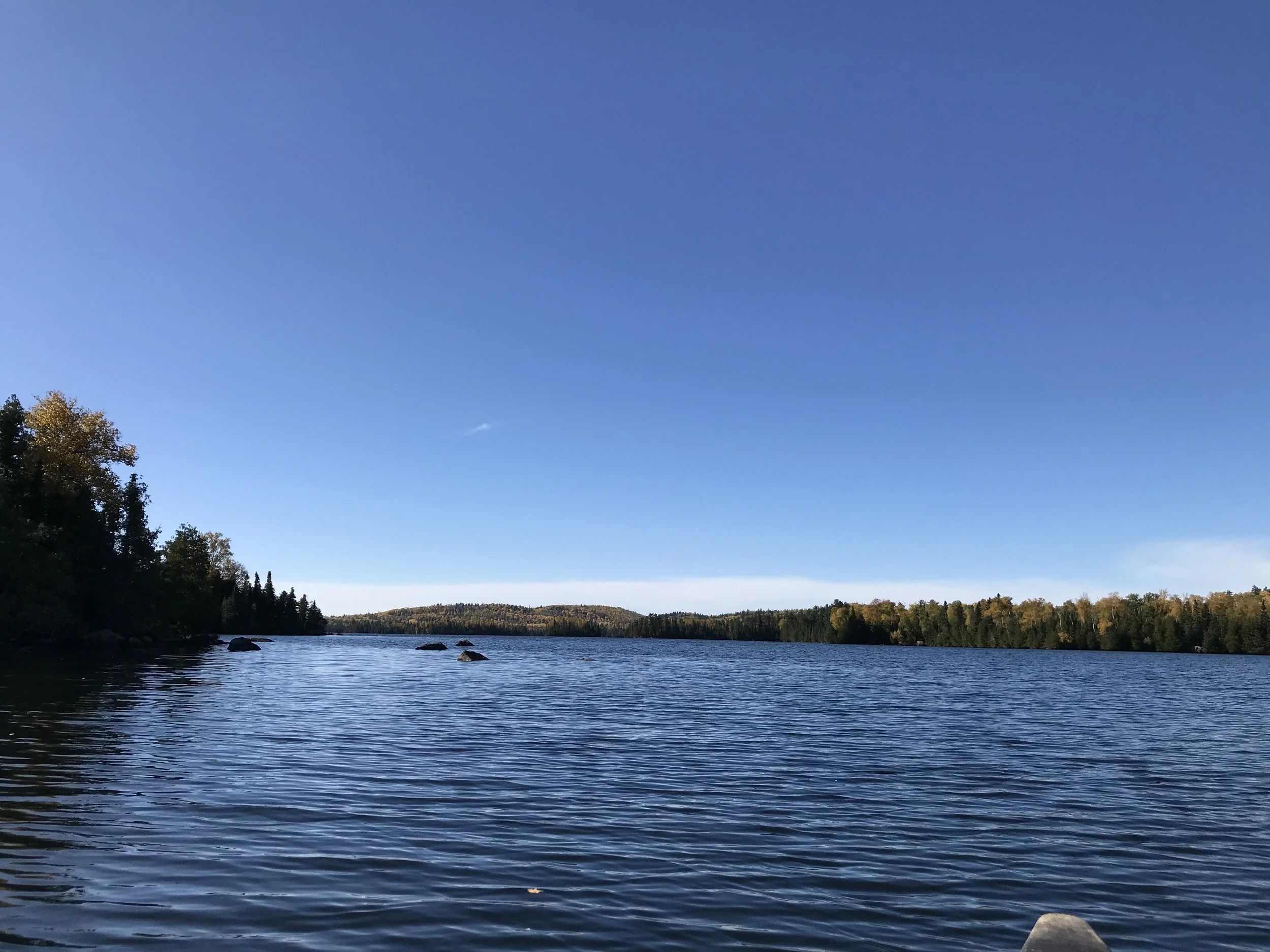 Why would we ever want to pull ashore with views like this?