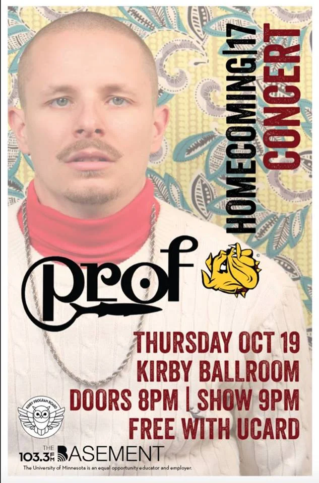 Rapper Prof returns to homestate for homecoming concert