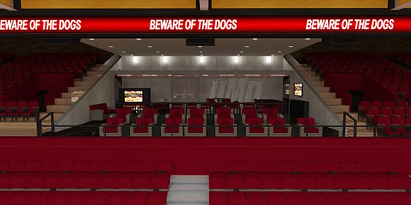 Phase Three of the renovation will include club seating. Courtesy of UMD Athletics.