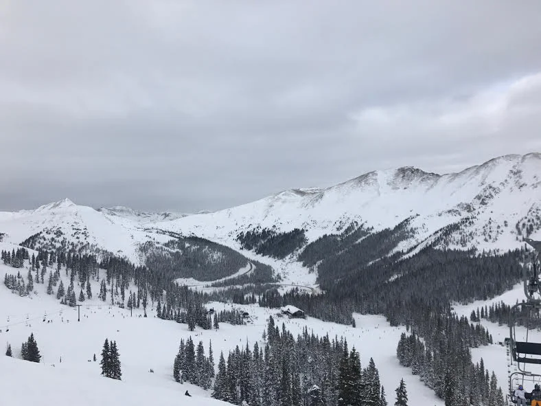 Copper Mountain, the destination of the club’s trip last year, sits under cloudy skies. Image: Cole Ehresmann