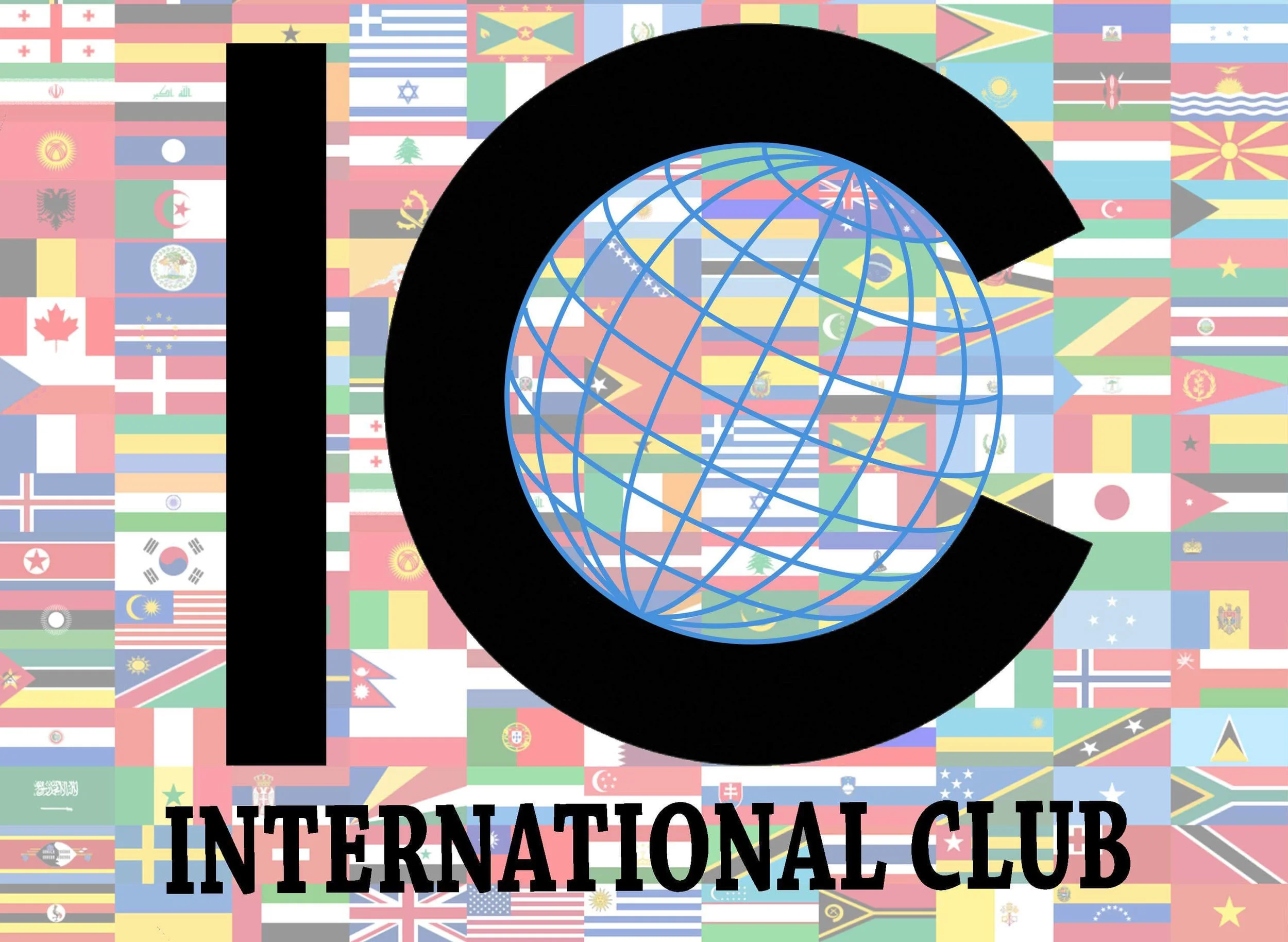 The new International Club logo designed by Manjul Sharma, Vivian Phan, and Alvaro Velasquez was presented at the welcome dinner Friday, Sept. 14. Photo courtesy of Michelle Quach