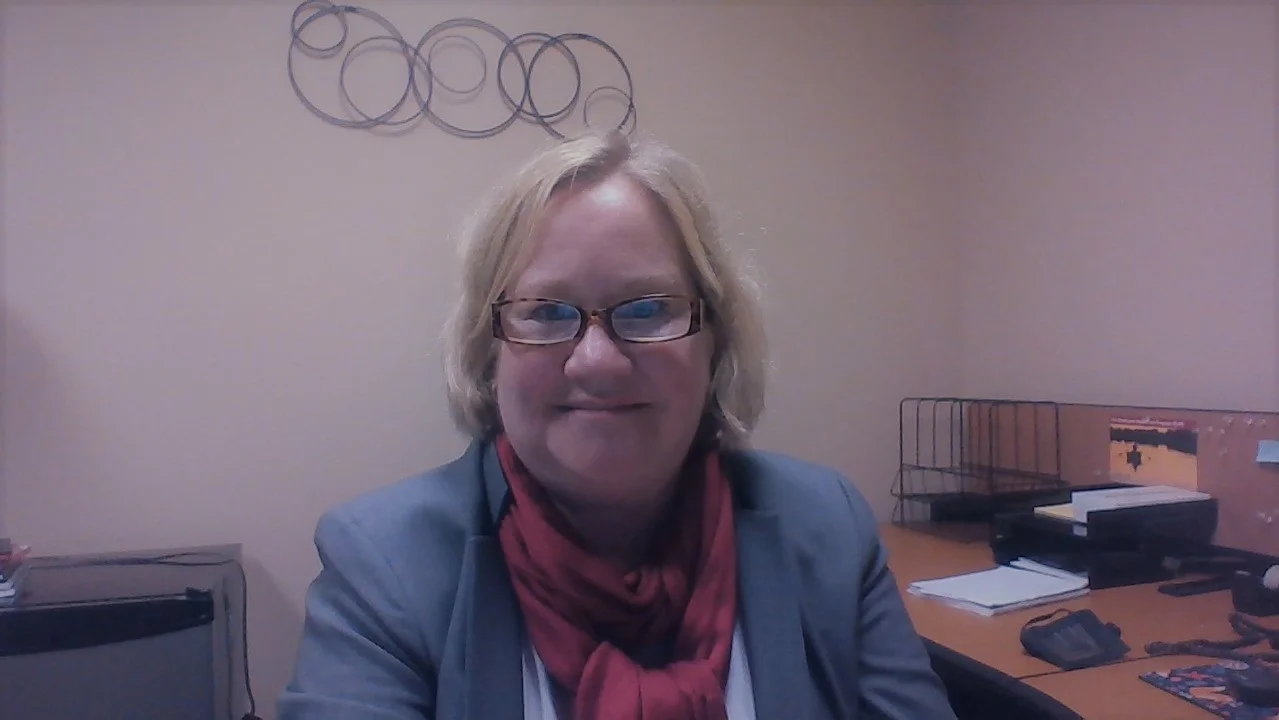 Helgesen enjoyed her first day on campus on Monday, September 10. Photo courtesy of Betsy Helgesen.