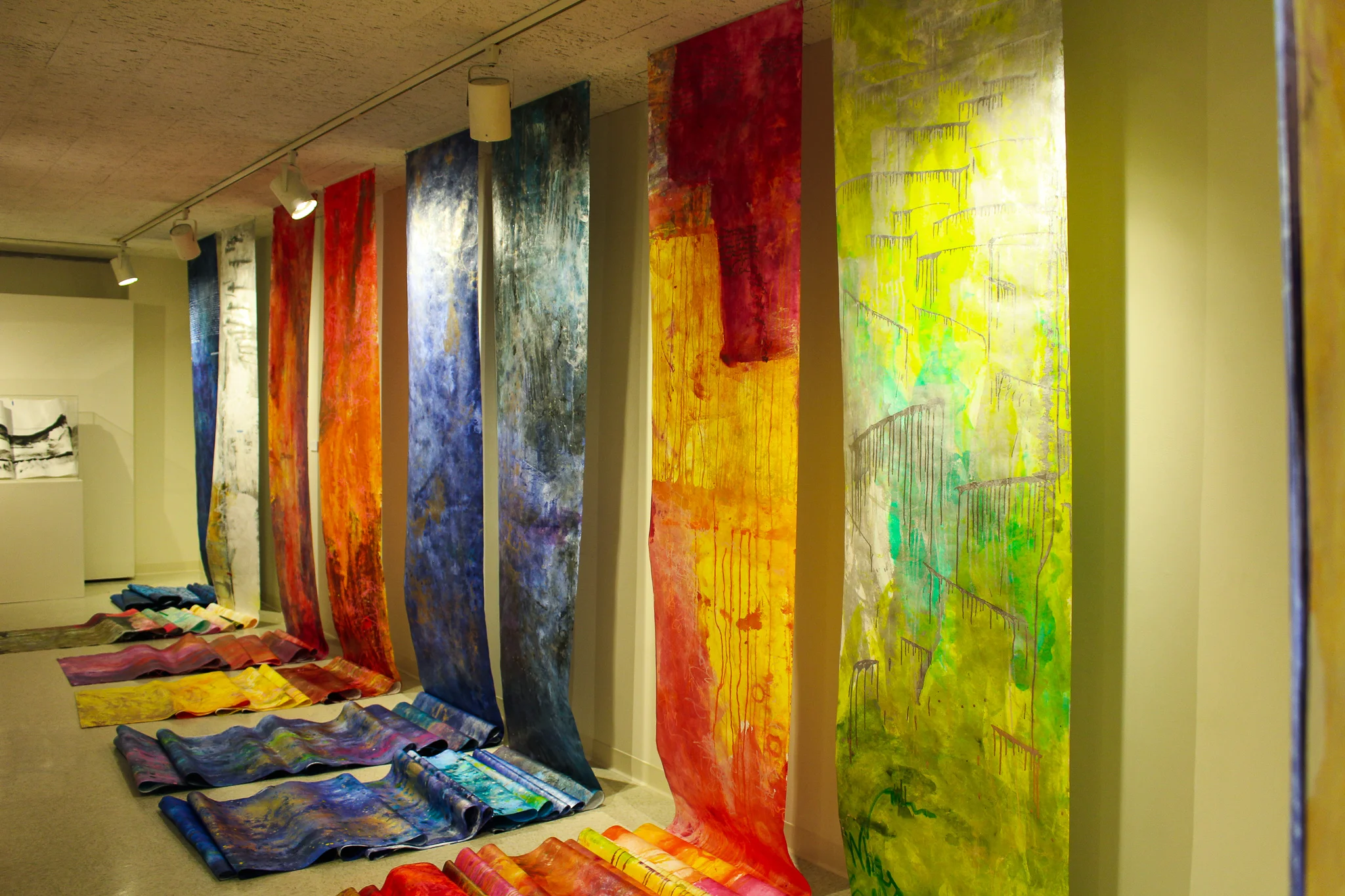 Scrolls made for Duluth by Anne Labovitz. Photo by Morgan Pint