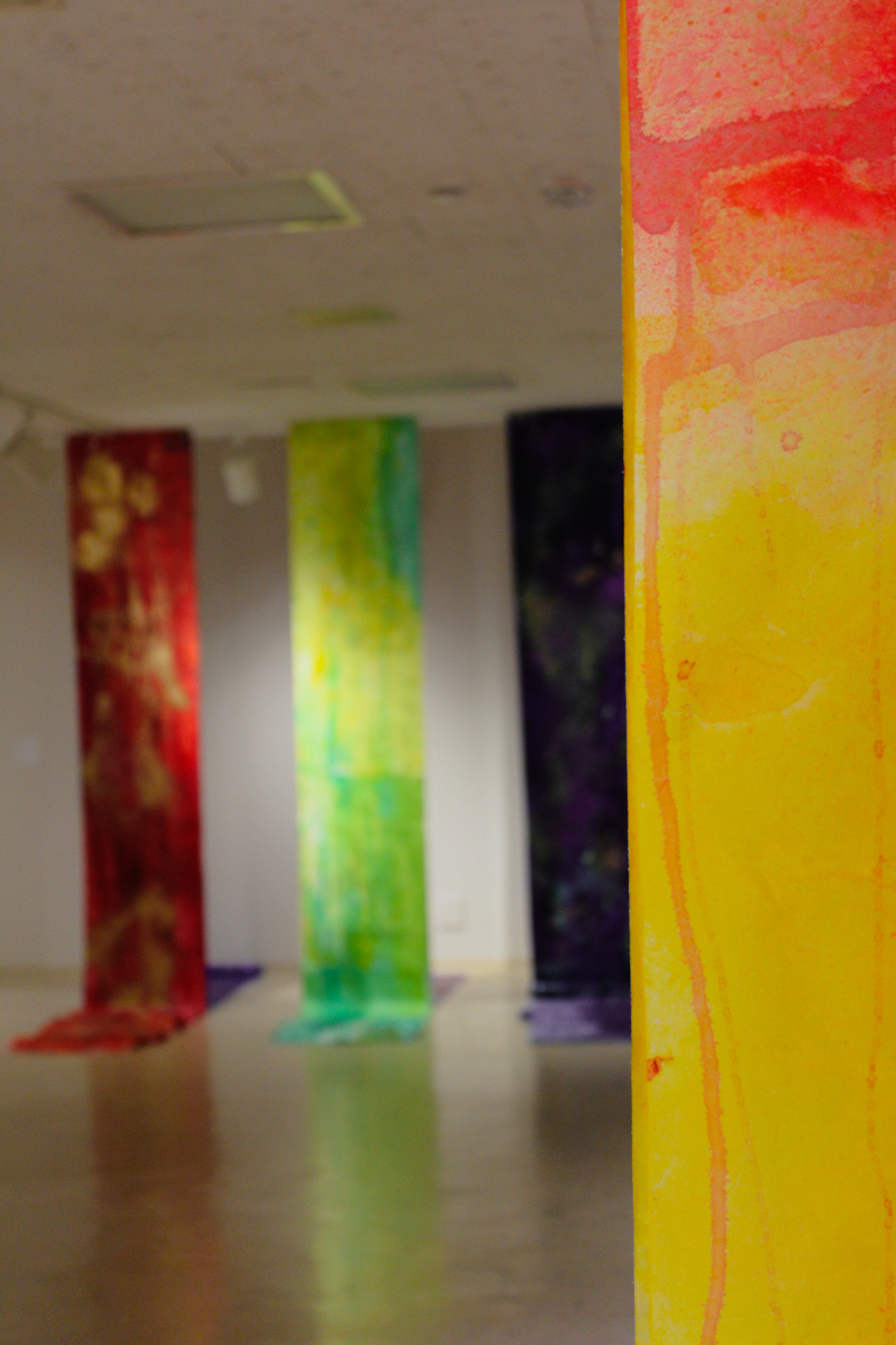 A close up of the Sun Scroll for Rania, Iraq. Photo by Morgan Pint