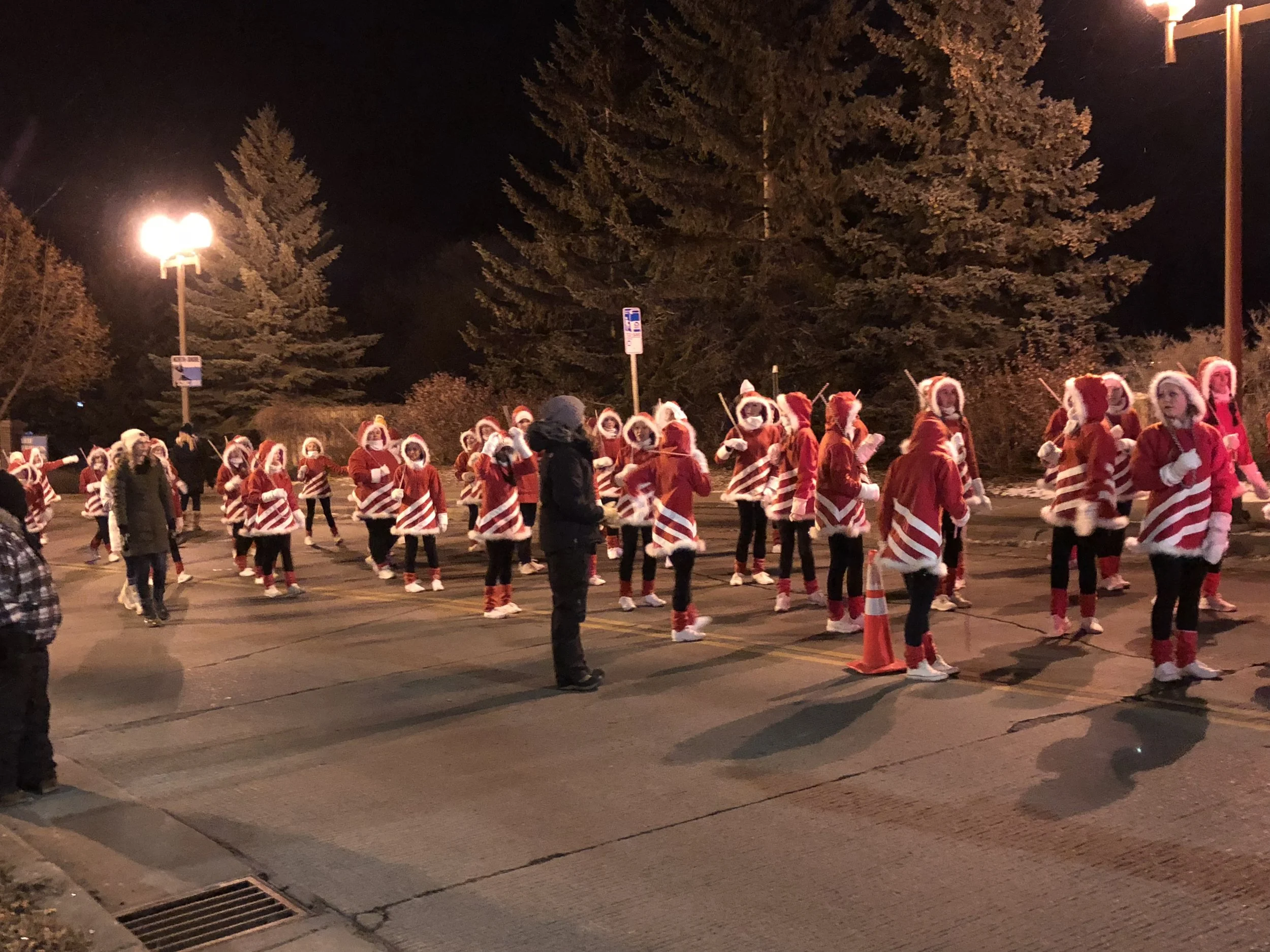 Dancers from the Duluth Dance Center lined up to take their place in the parade. Photo by Clare Cade