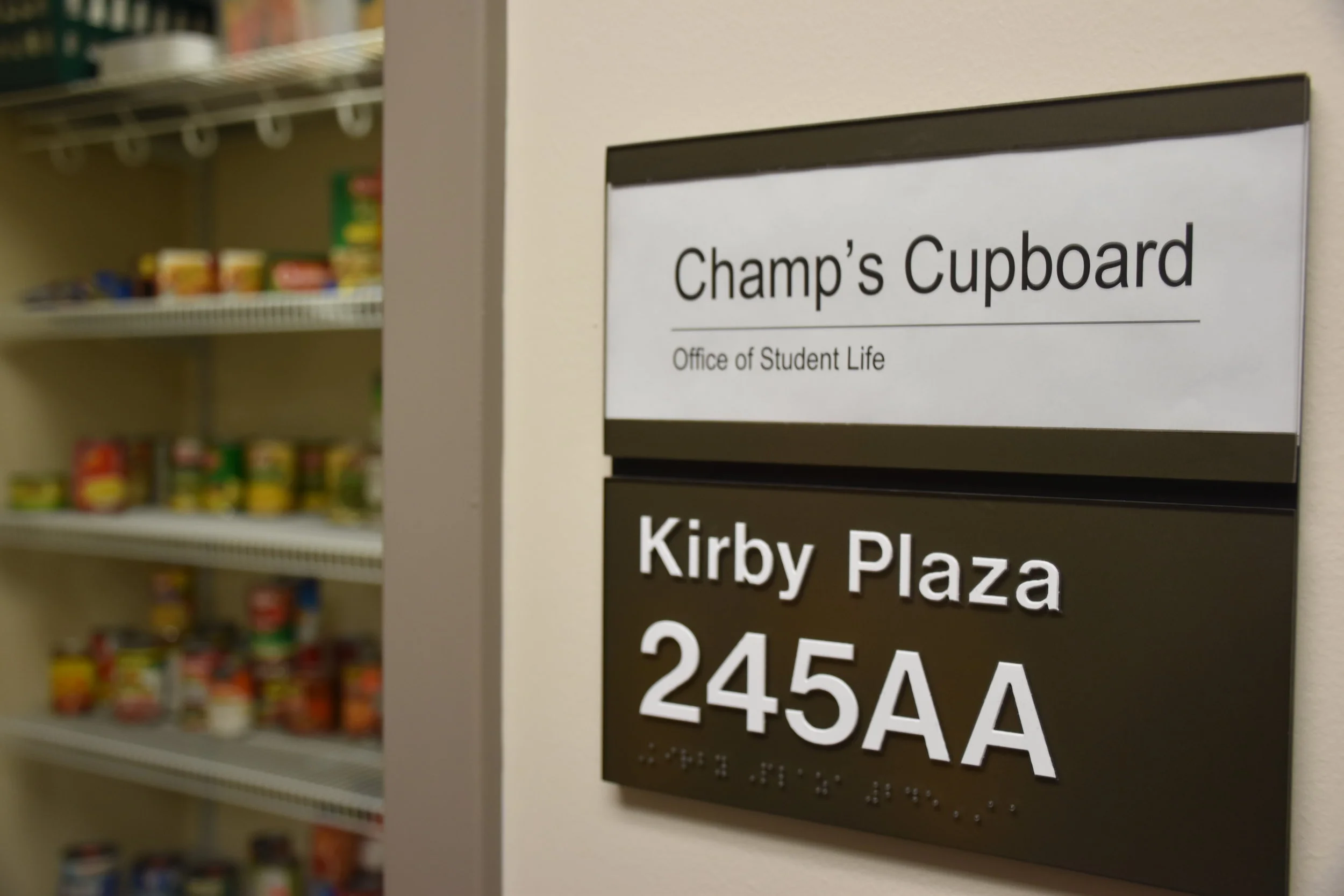 UMD provides for students with Champ’s Cupboard and Closet
