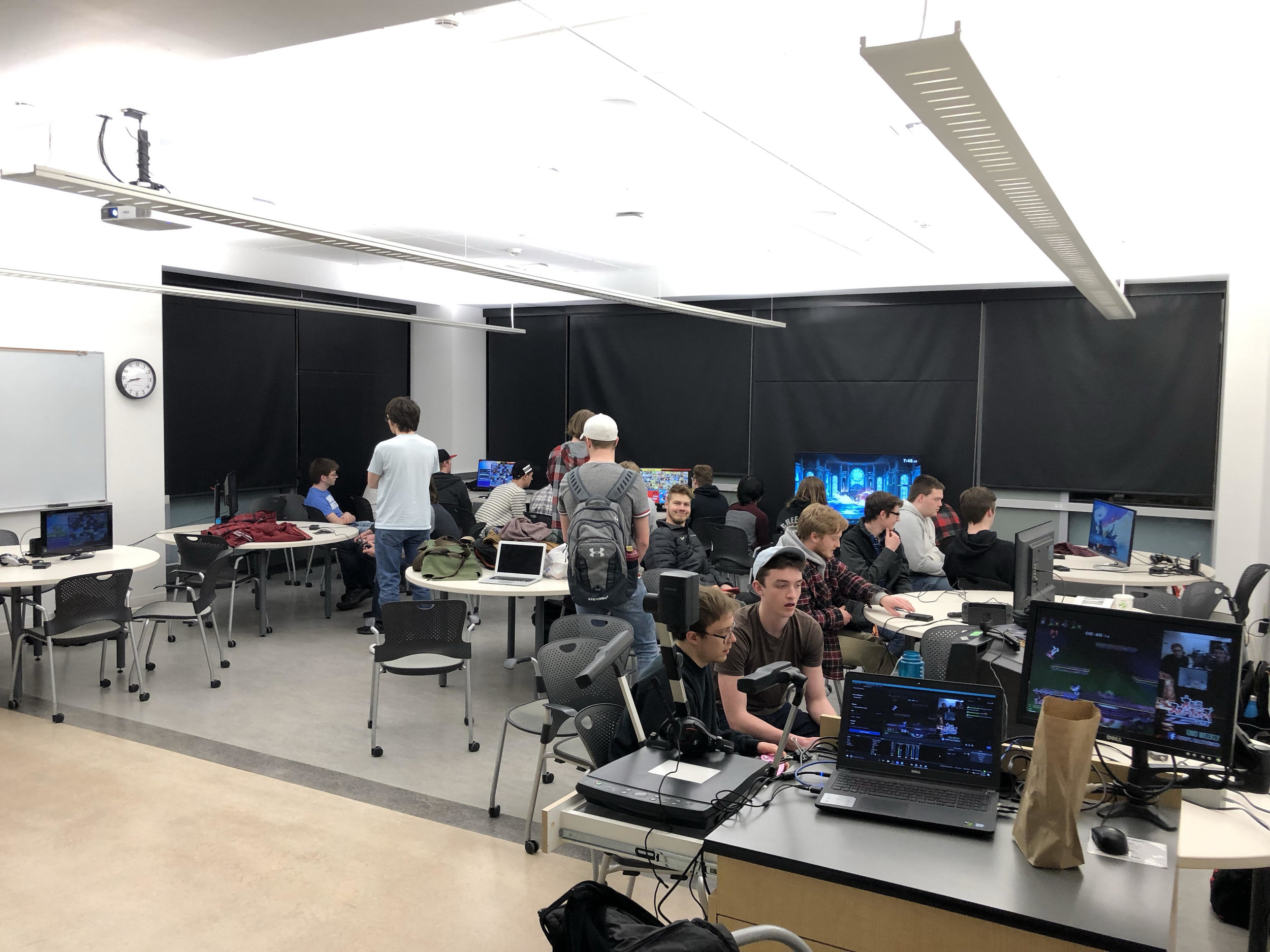 Club members playing Smash, courtesy of Nathan Johnson