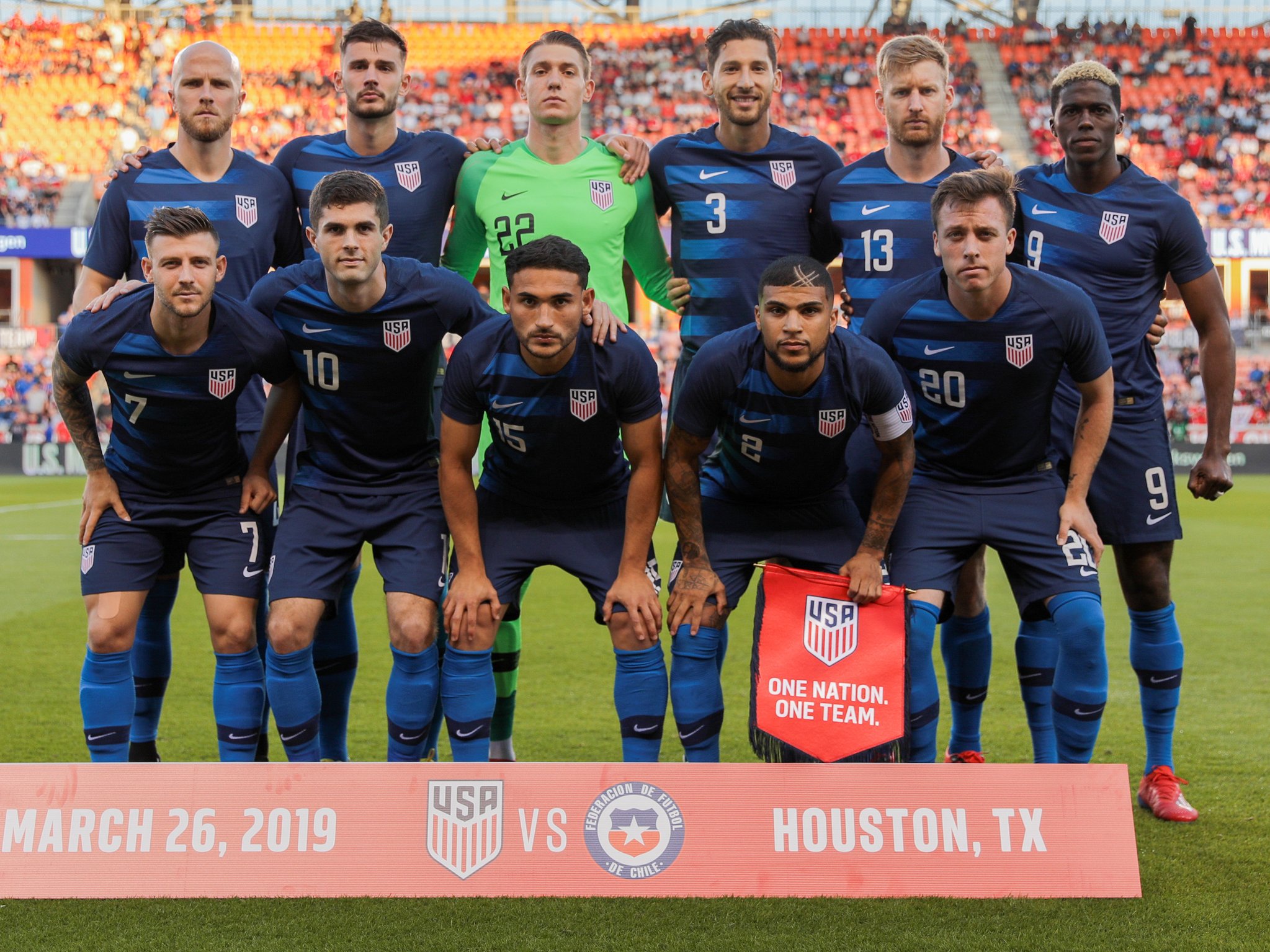 A recent iteration of the US Men’s National Team, Photo Courtesy of USMNT