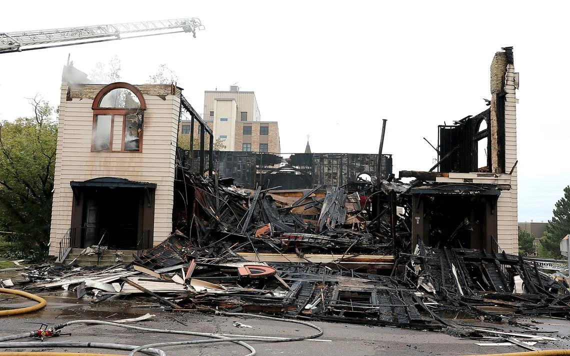 The remains of the Adas Israel Congregation Synagogue in Downtown Duluth which originally appeared on the Duluth News Tribune’s site . Photo by Jed Carlson of Forum News Service