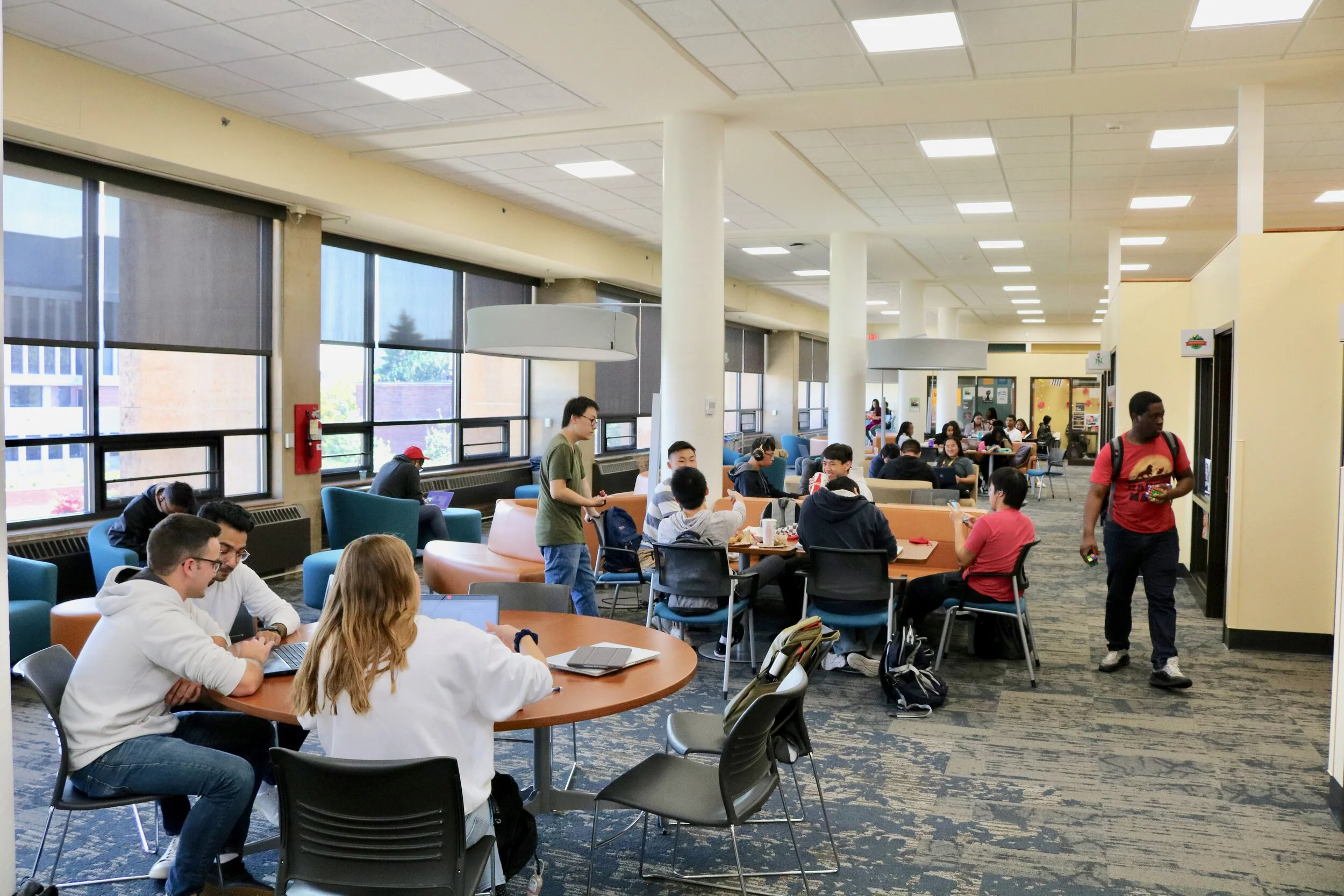 The new design of the Multicultural Center was created with students in mind. The space was completely renovated and comes equipped with brand new furniture, new decor, original art by artist Jimmy Longoria , new office space, study lounges and so much more. Photo courtesy Kirby Student Center