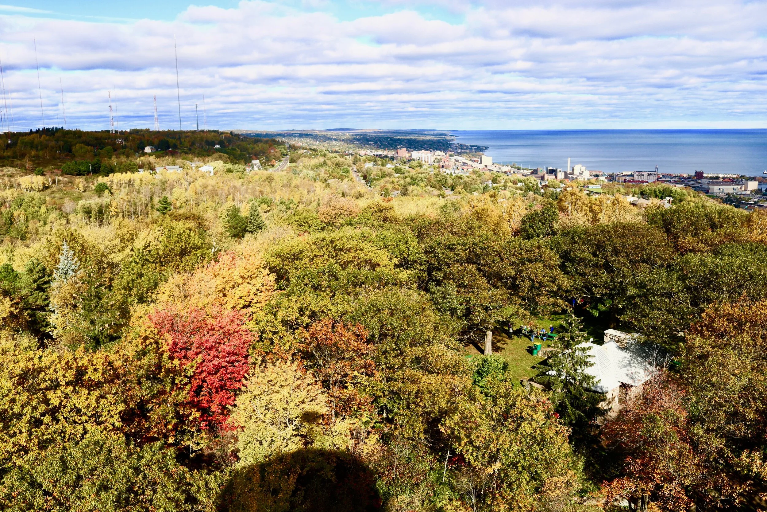 The view from the top of Enger Tower. Photo by Brianna Taggart