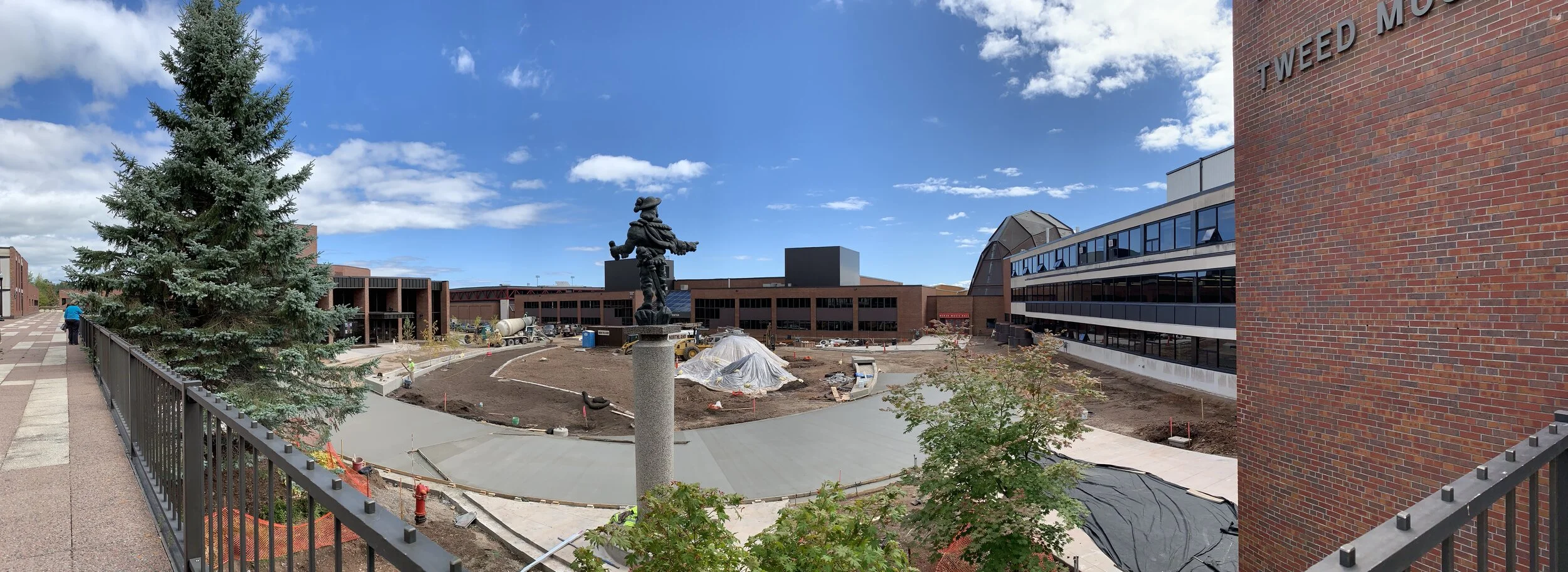 Ordean Court undergoing construction. Photo by Zack Benz