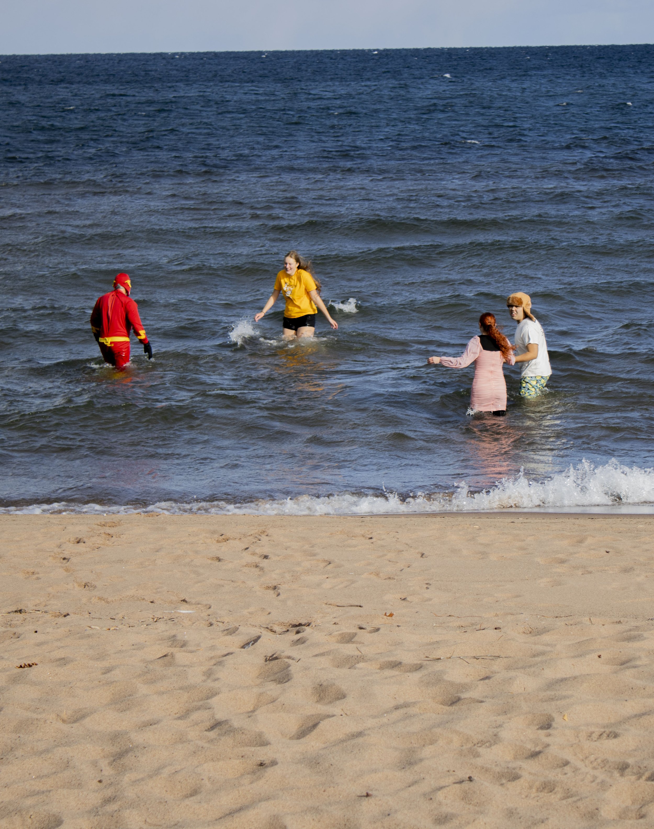 Students for Justice and Liberation Freezes And Raises Funds At Polar Plunge 