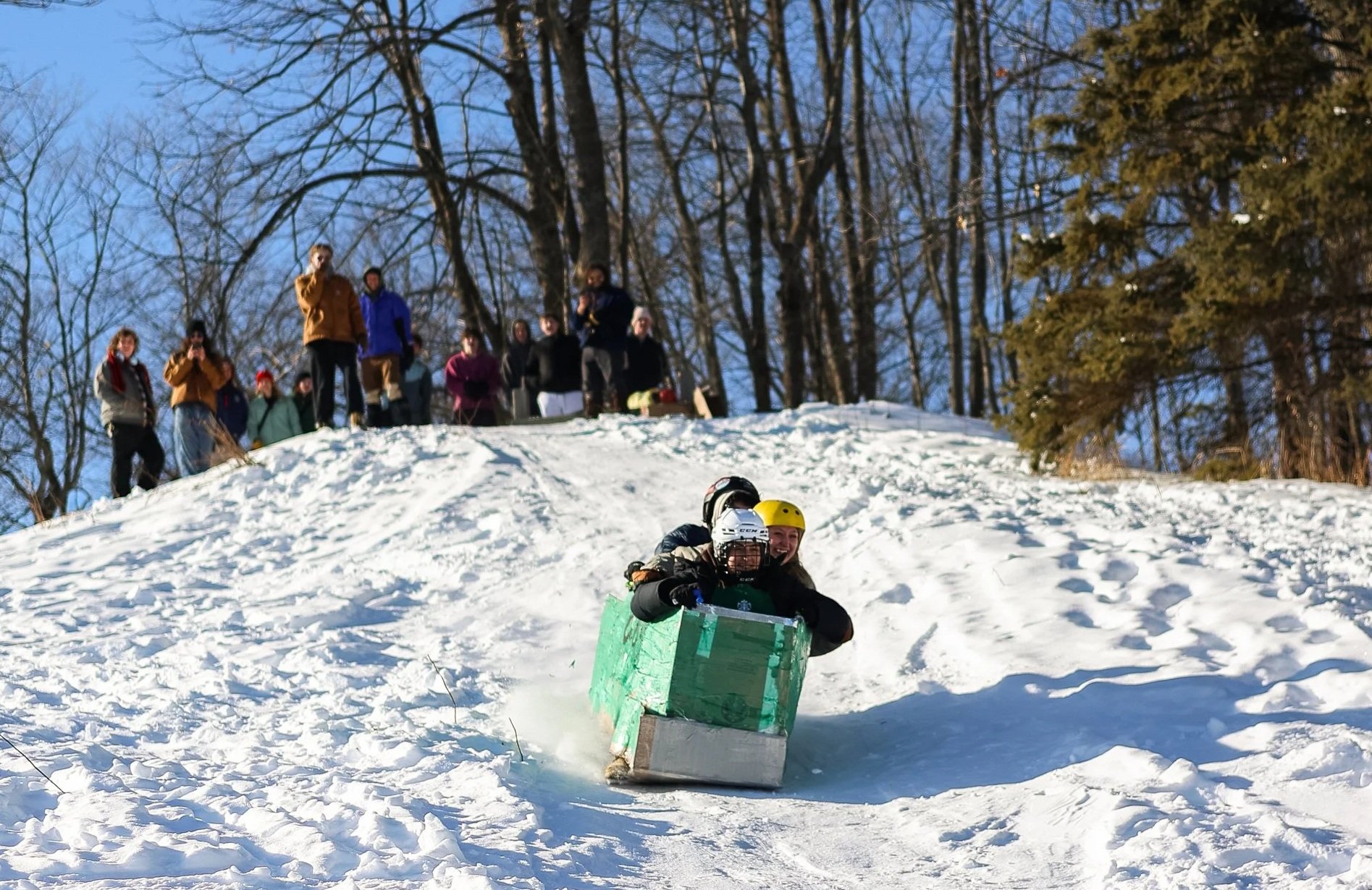 RSOP Hosts Extreme Cardboard Sledding 