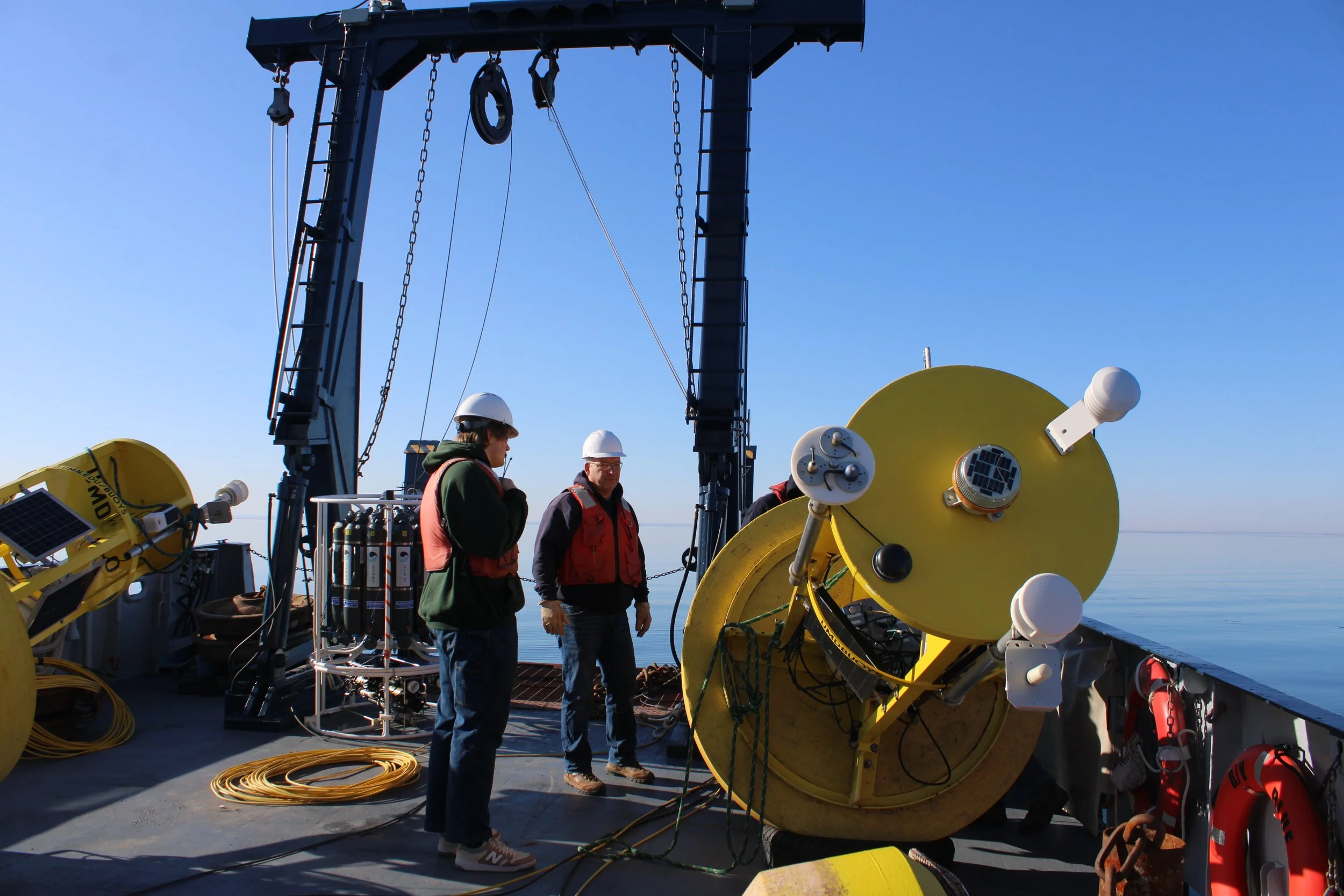 When the Ice Goes Away, Buoys Come Out to Play – A Blue Heron Photo Story
