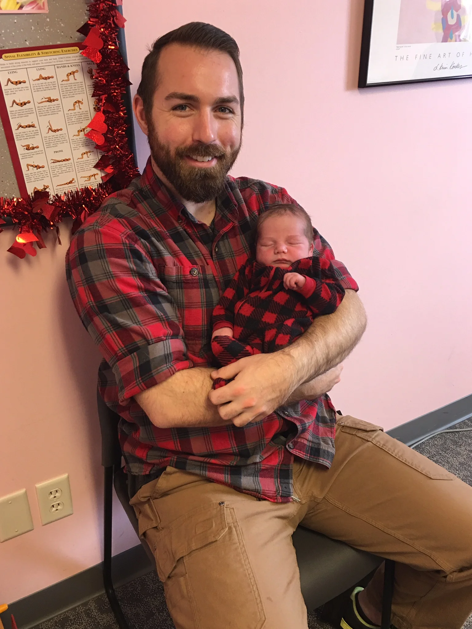 Baby's first chiropractor appointment!