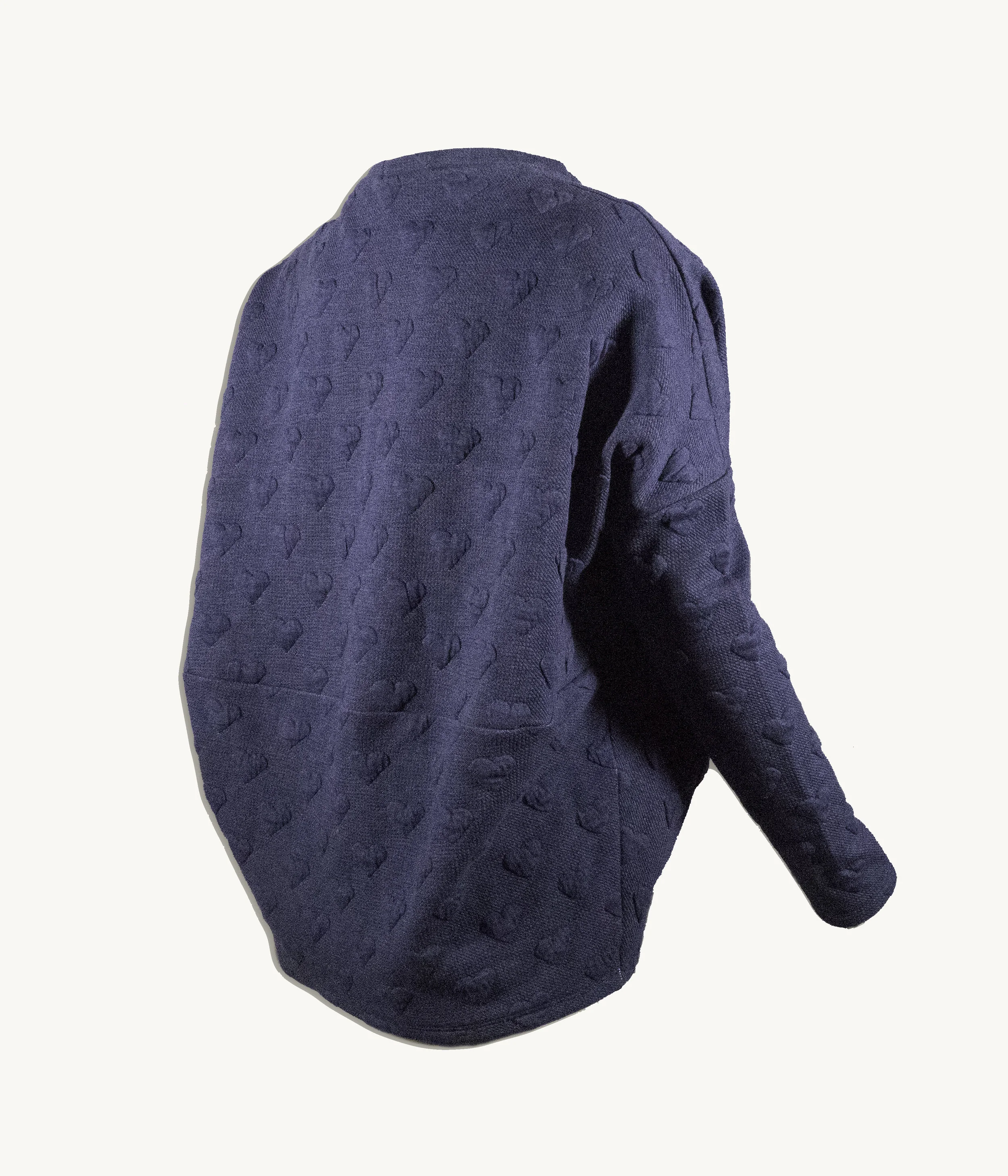 Back view of the Slate Blue color option in size Small.