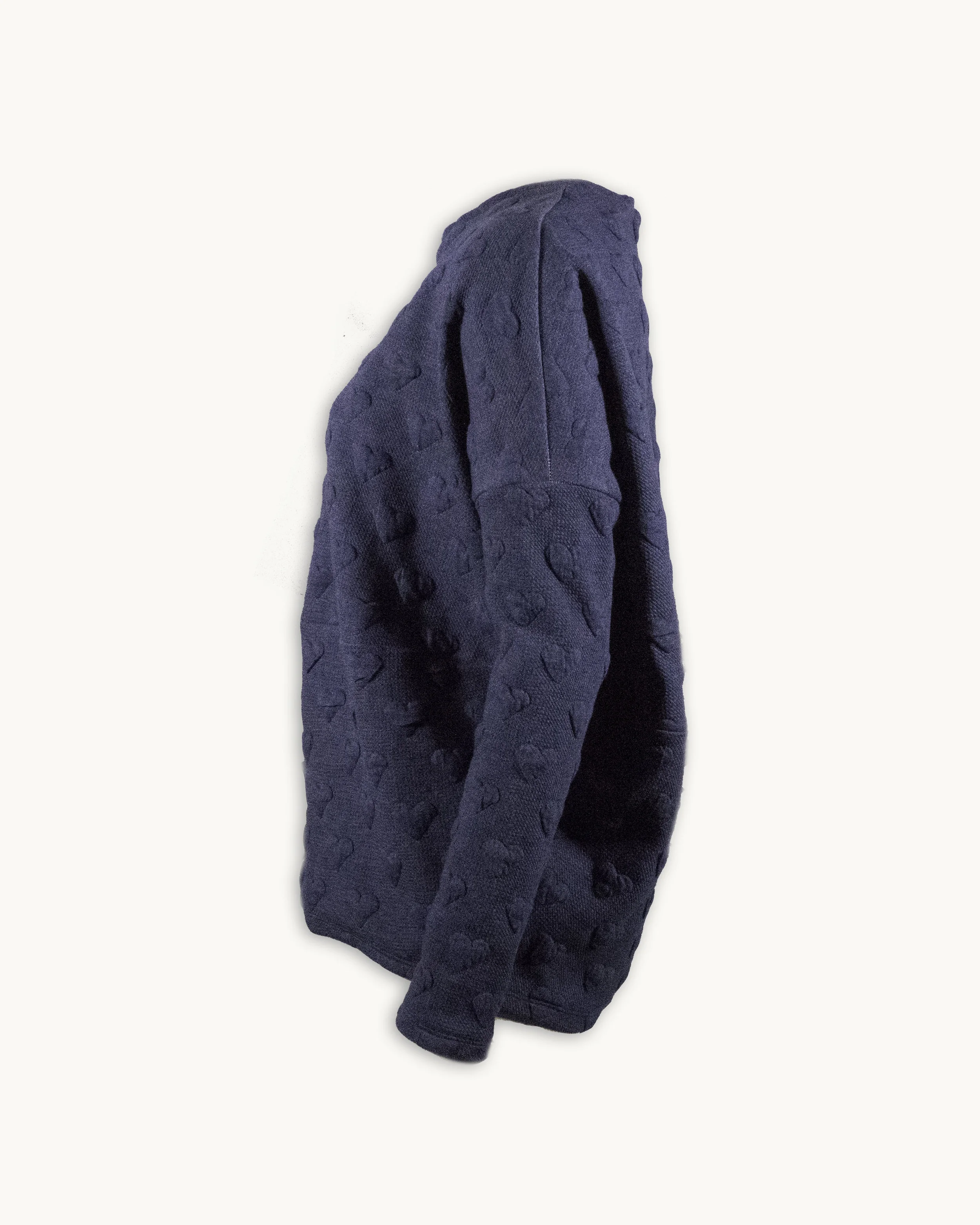 Side view of the Slate Blue color option in size Small.