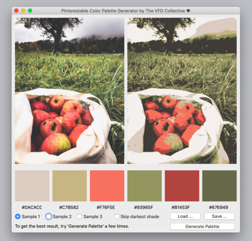 Aesthetic Color Palettes With Qt And Opencv In C The Vfd
