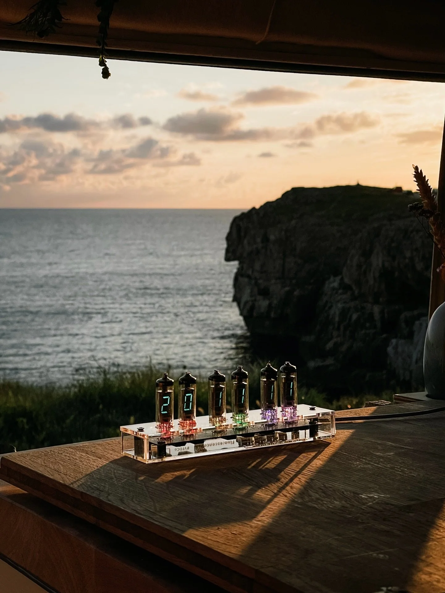 Good news! ✨
The smaller Fluorescence by The VFD Collective clock has been restocked! The self-solder version ships to anywhere in the world immediately, a fully assembled clock can be pre-ordered now and ships on November 10th! 

Available on thevfd