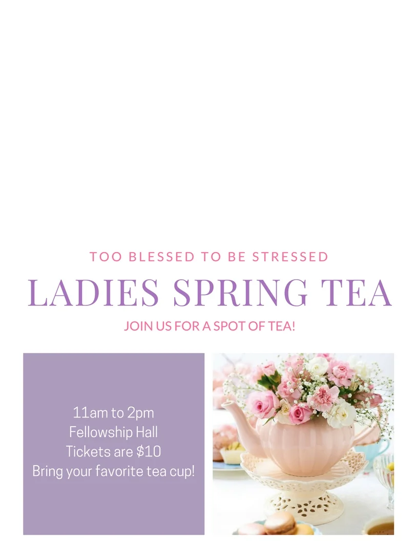 Ladies Spring Tea