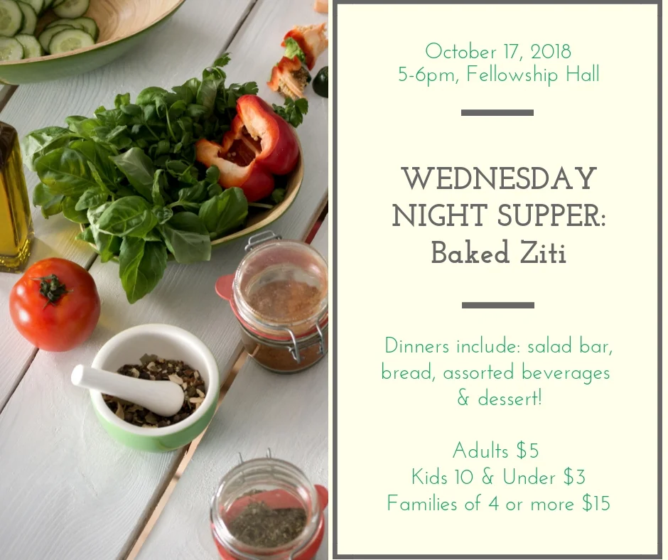 Wednesday Night Supper