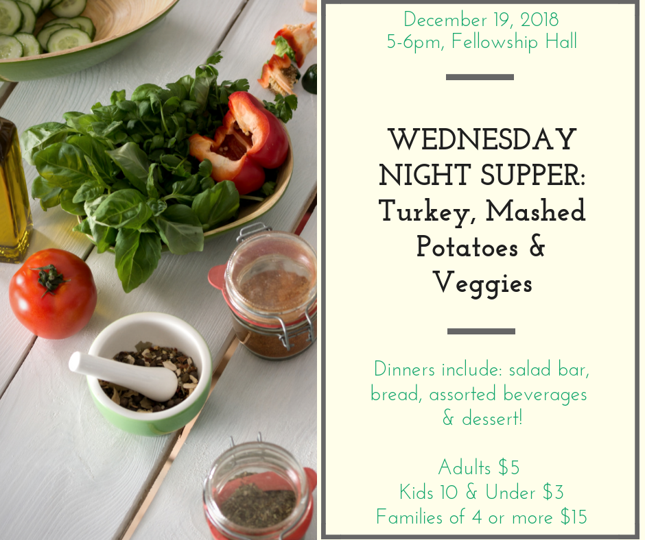 Wednesday Night Supper