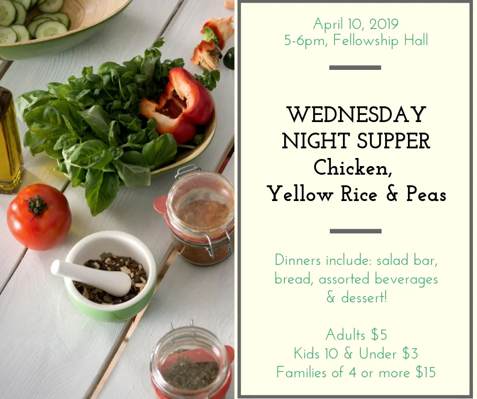 Wednesday Night Supper