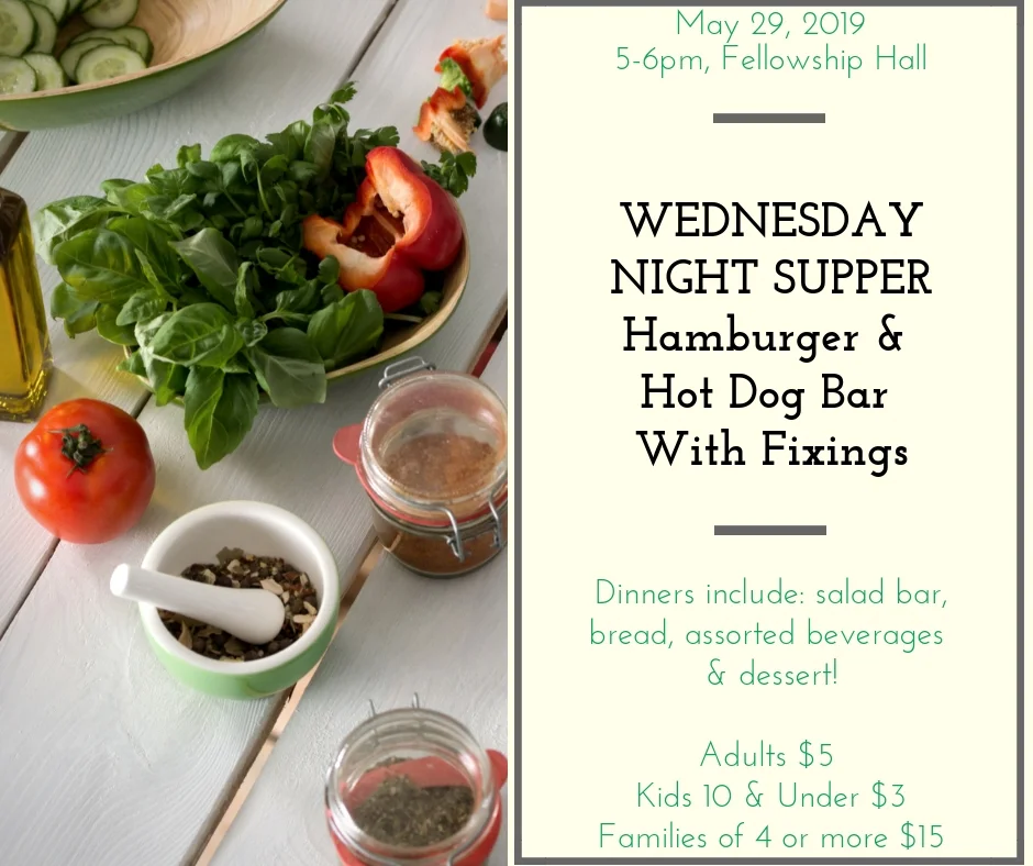 Wednesday Night Supper