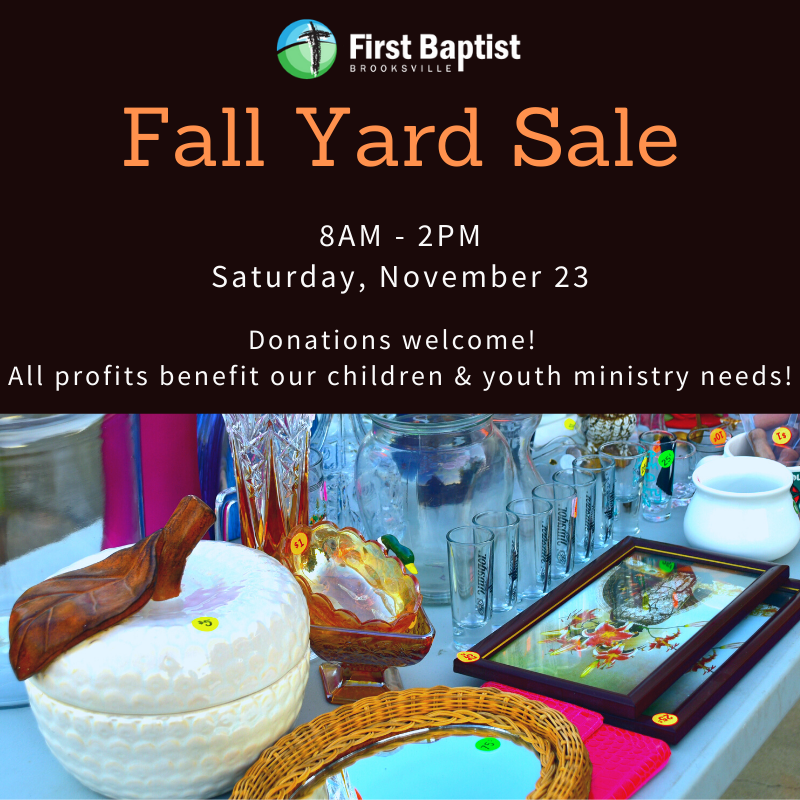 Fall Yard Sale