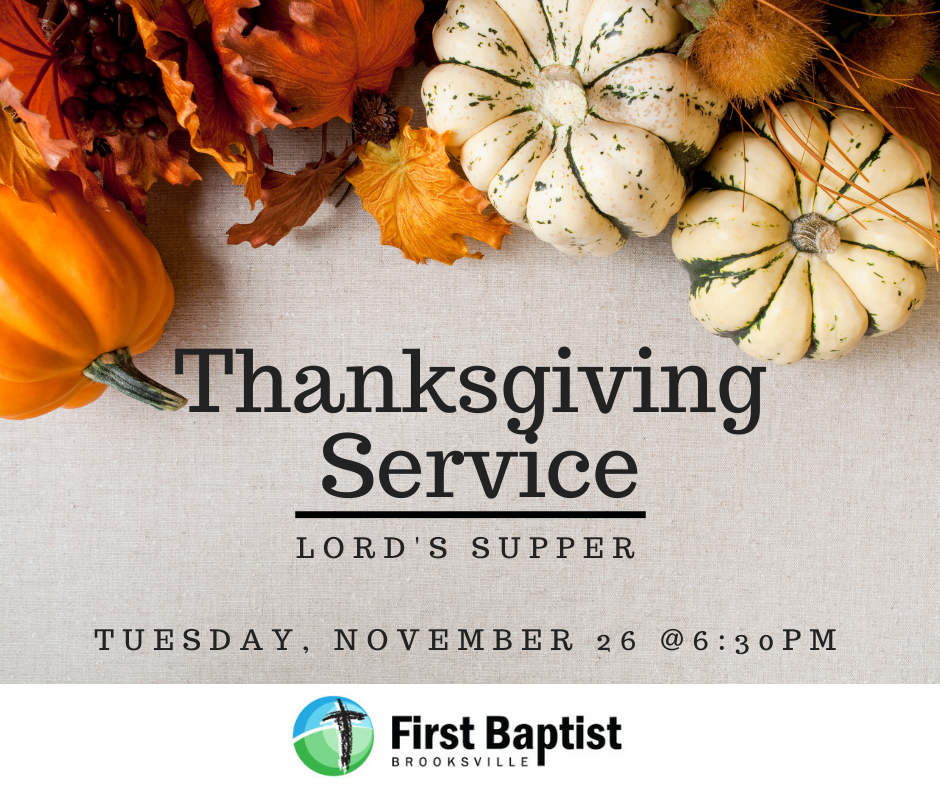 Thanksgiving Service