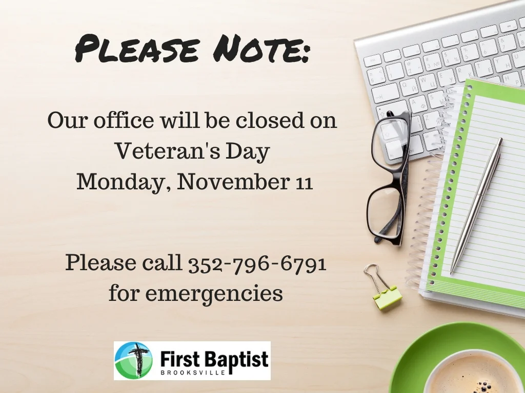 We are closed in honor of Veterans Day!