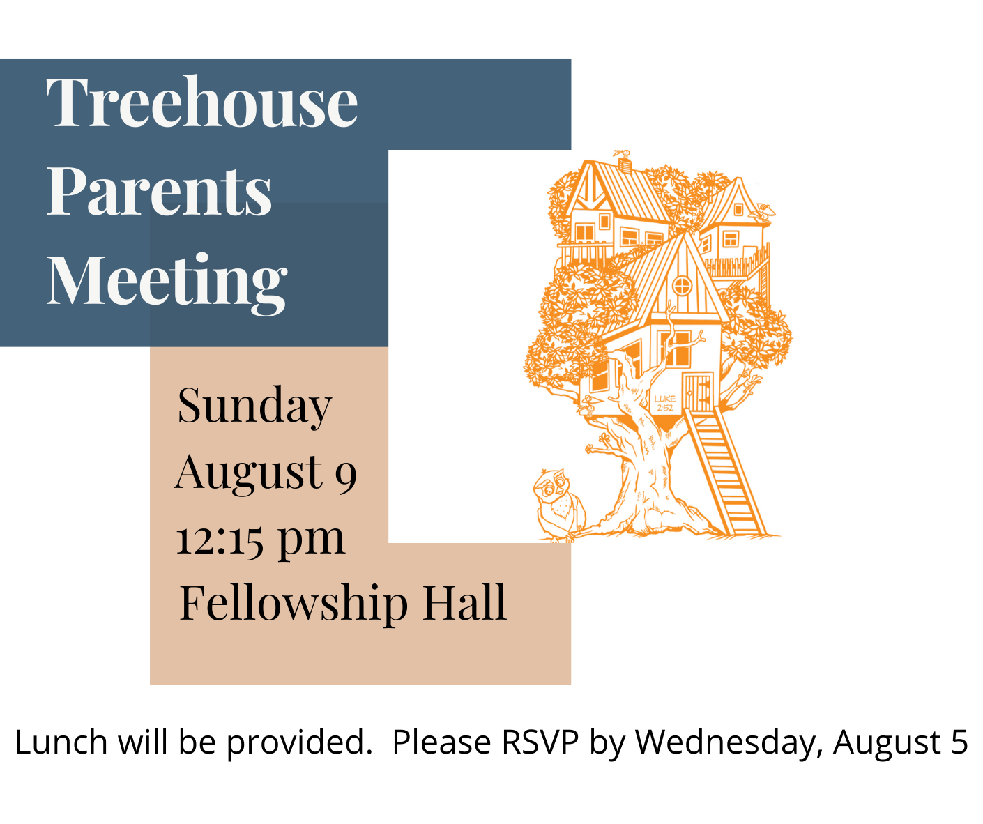 Treehouse Parents Meeting