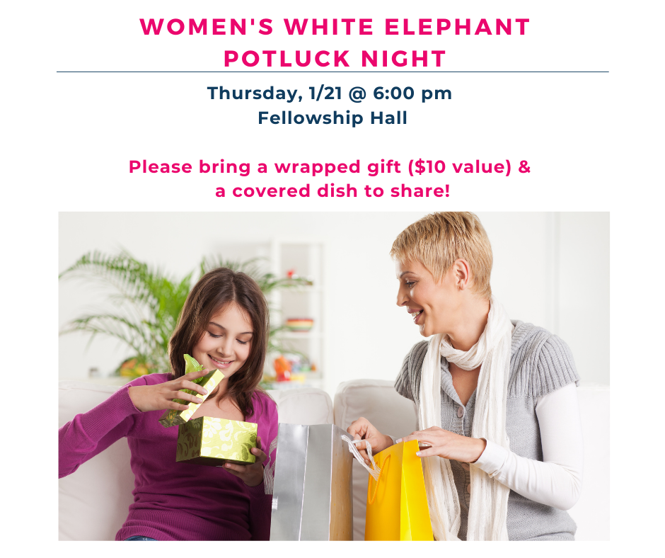 Women's White Elephant Potluck Night
