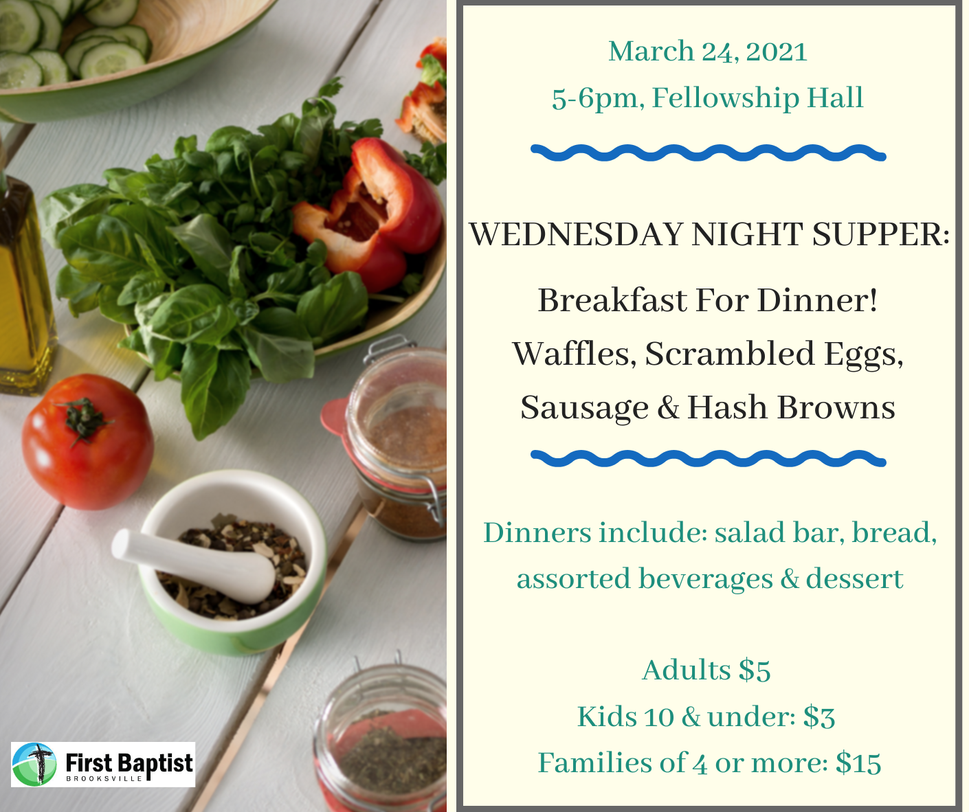 Wednesday Night Supper