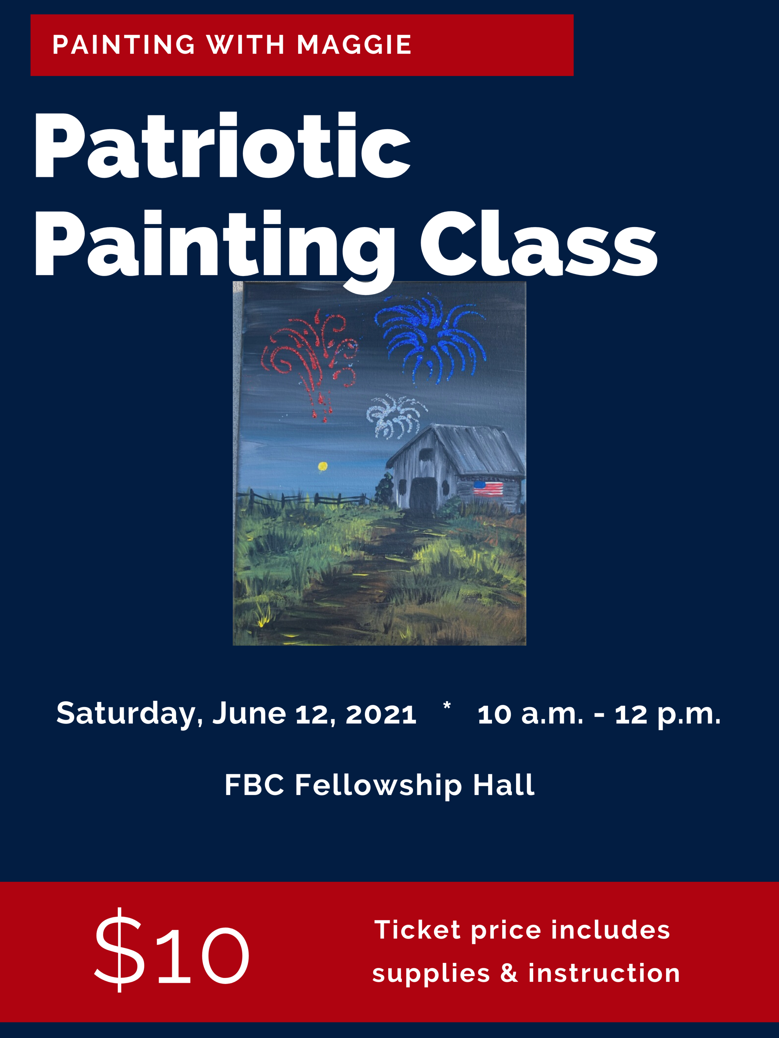 Patriotic Painting Class