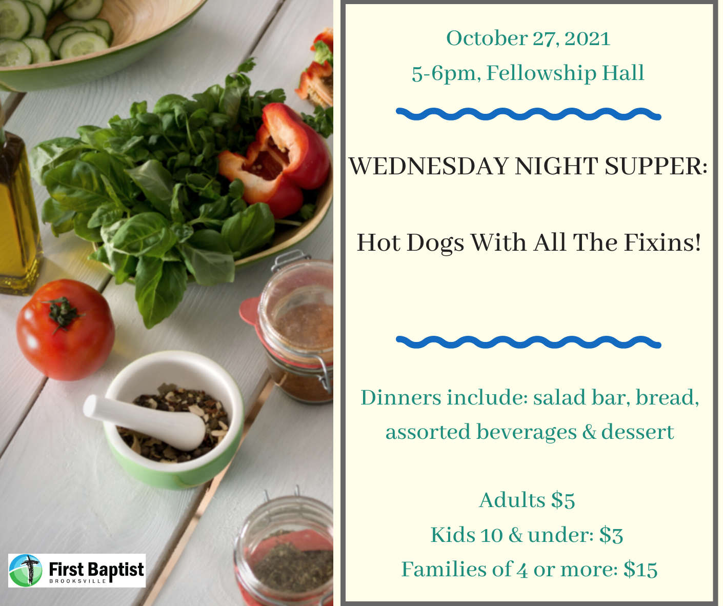Wednesday Night Supper