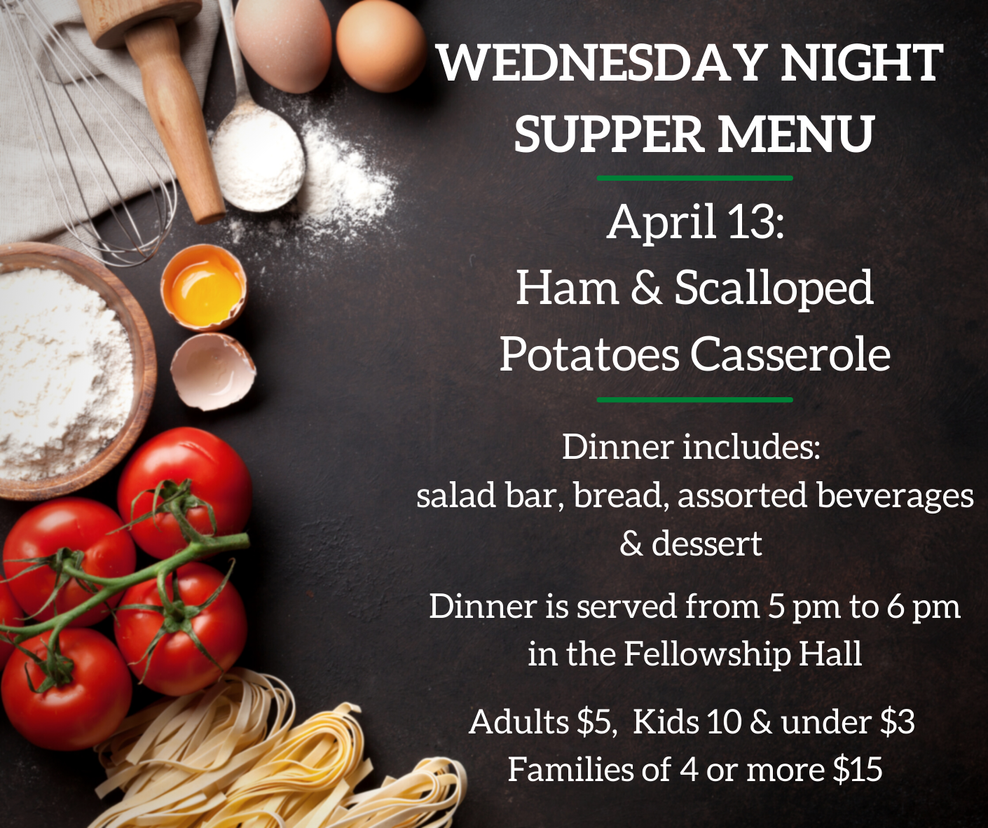 Wednesday Night Supper