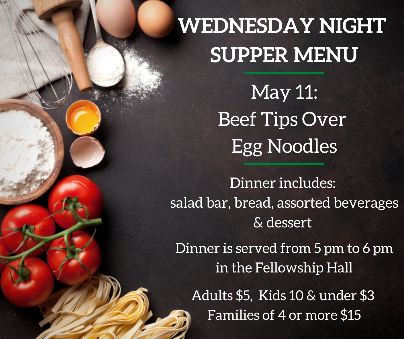 Wednesday Night Supper
