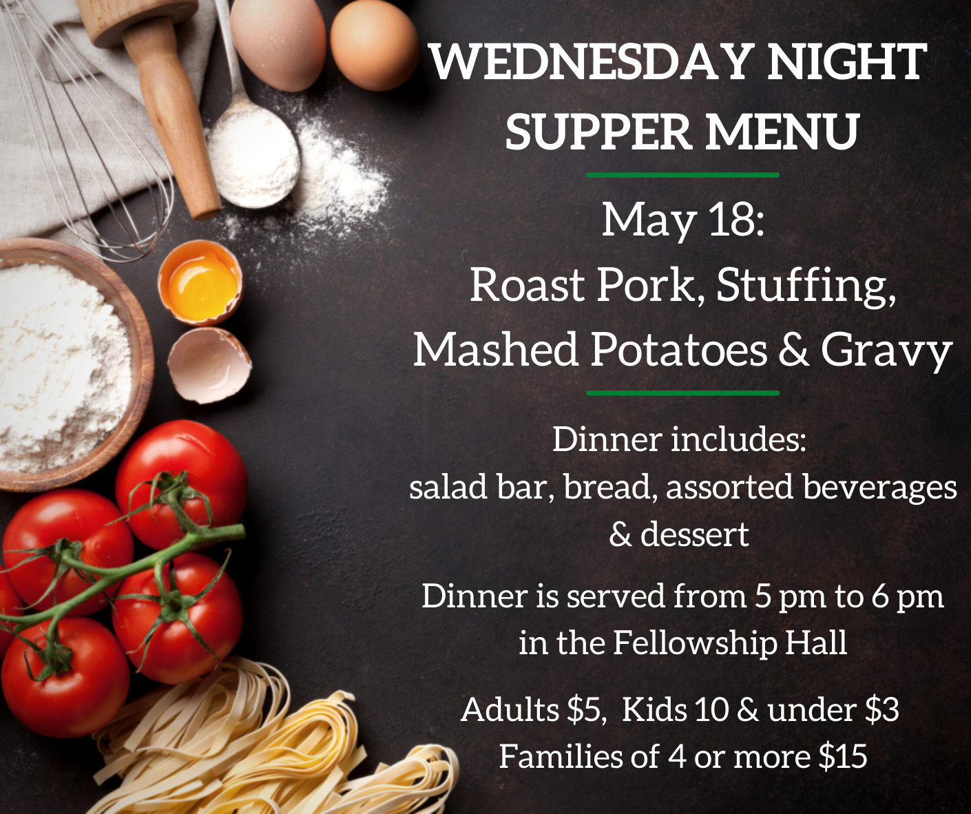 Wednesday Night Supper