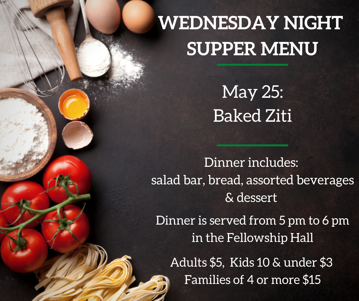 Wednesday Night Supper