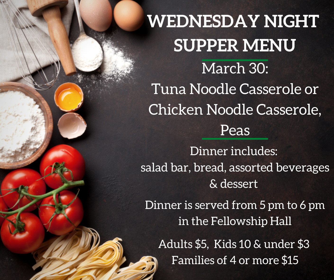Wednesday Night Supper