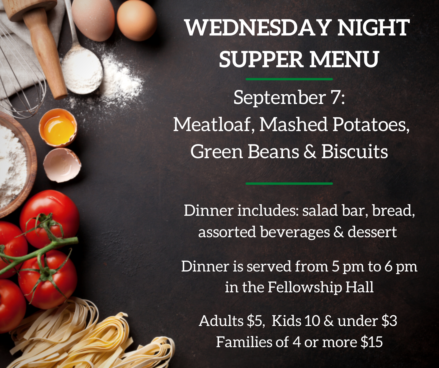 Wednesday Night Supper